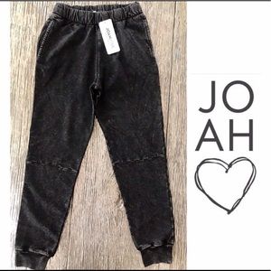 NWT Boys JOAH LOVE Acid Washed Joggers